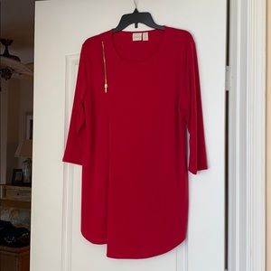 Red Chico’s tunic style top
